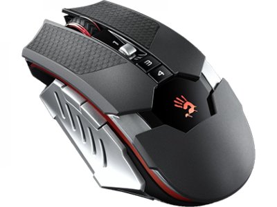 T5A Wired Bloody Gaming Mouse Игровая мышка Bloody, 4000DPI, Core 3 Активировано, металлические ножки