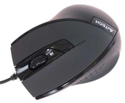 N-600 A4Tech Mouse USB Проводная мышка. 1600DPI, 4 кнопки, оптический сенсор технология V-track, USB