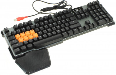 B720 Bloody Light strike Mechanical Infrared Switch Keyboard Bloody клавиатура с механическими клавишами. Имеется подсветка литер из 6 цветов  на клавишах.